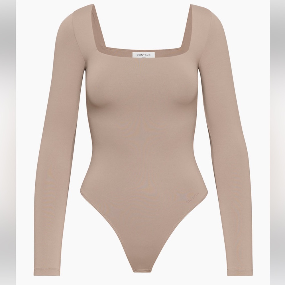 Ariztia Babaton Contour bodysuit in size small color white blanc